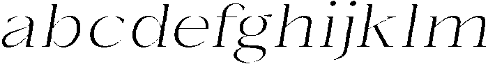 Bonarchi ExtLtExpIta otf (400) FONT