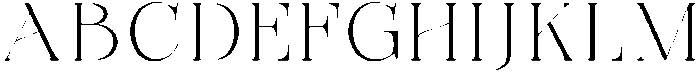 Bonarchi ExtLtSemExp otf (400) Font UPPERCASE
