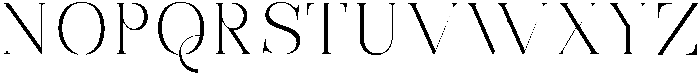 Bonarchi ExtLtSemExp otf (400) Font UPPERCASE