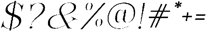 Bonarchi ExtLtSemExpIta otf (400) Font OTHER CHARS