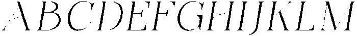 Bonarchi ExtLtSemExpIta otf (400) Font