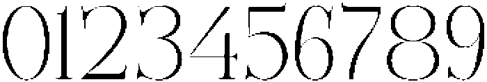 Bonarchi ExtLtSemiCond otf (400) Font OTHER CHARS
