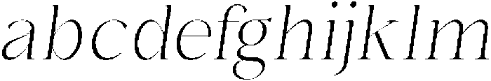 Bonarchi ExtLtSemiCondIta otf (400) FONT