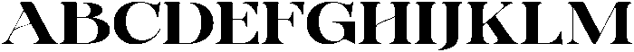 Bonarchi ExtraBoldExpanded otf (700) Font UPPERCASE