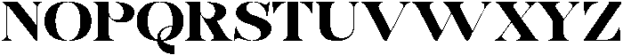 Bonarchi ExtraBoldExpanded otf (700) Font UPPERCASE