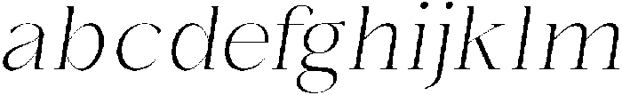 Bonarchi ExtraLightItalic otf (200) FONT