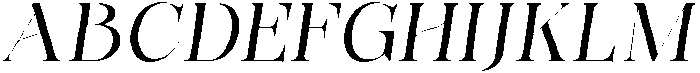 Bonarchi-Italic otf (400) Font UPPERCASE