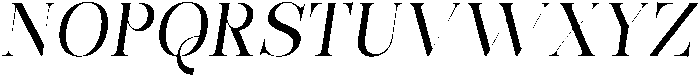 Bonarchi-Italic otf (400) Font UPPERCASE