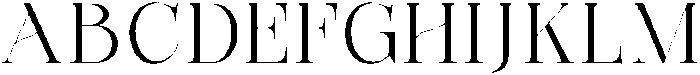 Bonarchi Light otf (300) Font UPPERCASE