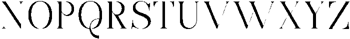 Bonarchi Light otf (300) Font UPPERCASE
