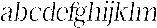Bonarchi LightCondensedItalic otf (300) FONT