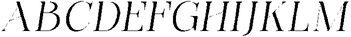 Bonarchi LightItalic otf (300) Font UPPERCASE