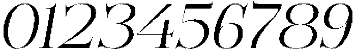 Bonarchi LightSemExpIta otf (300) Font OTHER CHARS