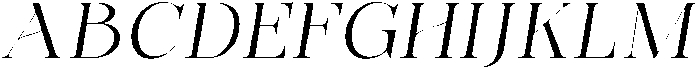 Bonarchi LightSemExpIta otf (300) Font