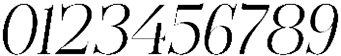 Bonarchi LightSemiCondIta otf (300) Font OTHER CHARS