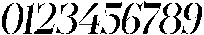 Bonarchi MedCondIta otf (400) Font OTHER CHARS