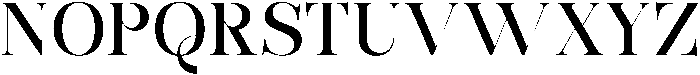 Bonarchi Medium otf (500) Font UPPERCASE