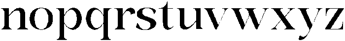 Bonarchi Medium otf (500) Font LOWERCASE