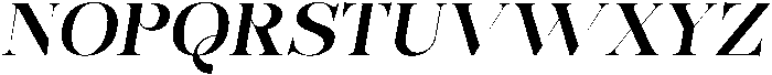 Bonarchi SemBdSemExpIta otf (400) Font UPPERCASE