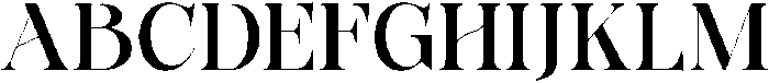 Bonarchi SemBdSemiCond otf (400) Font UPPERCASE