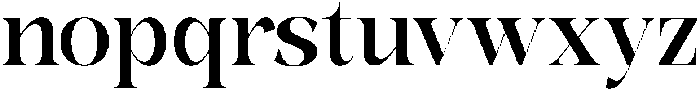 Bonarchi SemBdSemiCond otf (400) Font LOWERCASE