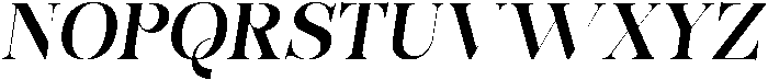 Bonarchi SemiBoldItalic otf (600) Font UPPERCASE