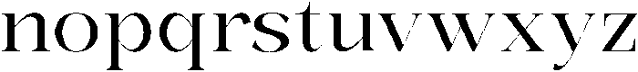 Bonarchi SemiExpanded otf (400) Font LOWERCASE
