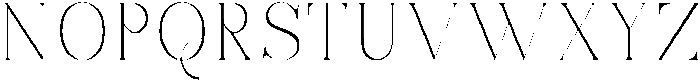 Bonarchi Thin otf (100) Font UPPERCASE