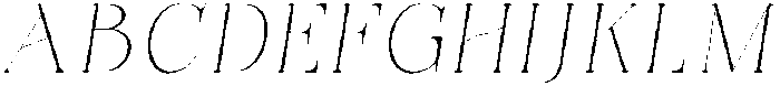 Bonarchi ThinItalic otf (100) Font