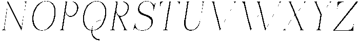 Bonarchi ThinItalic otf (100) Font UPPERCASE