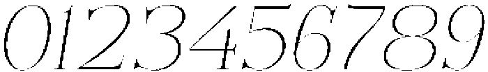 Bonarchi ThinSemExpIta otf (100) Font OTHER CHARS