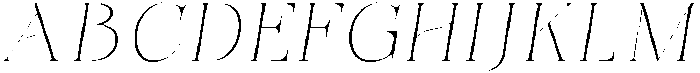 Bonarchi ThinSemExpIta otf (100) Font UPPERCASE