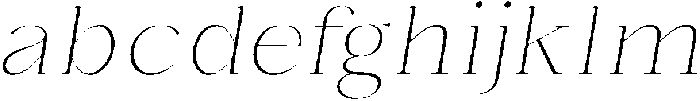 Bonarchi ThinSemExpIta otf (100) FONT