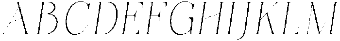 Bonarchi ThinSemiCondIta otf (100) Font