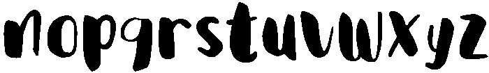 Bonbon otf (400) Font LOWERCASE