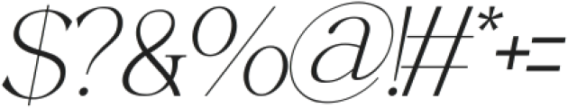 Bonche Shuthan Serif Italic otf (400) Font OTHER CHARS