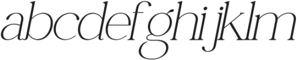 Bonche Shuthan Serif Italic otf (400) Font LOWERCASE