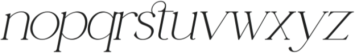 Bonche Shuthan Serif Italic otf (400) Font LOWERCASE