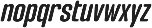 Bondia Bold Oblique Rounded otf (700) Font LOWERCASE
