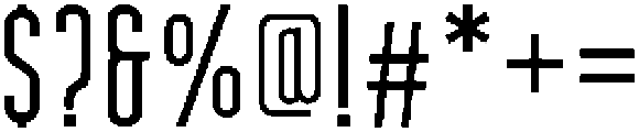 Bondie Regular otf (400) Font OTHER CHARS