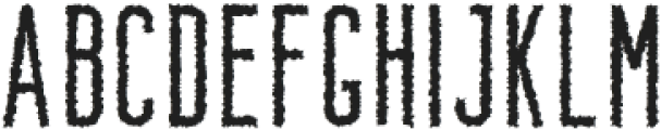 Bondie Rough Regular otf (400) Font UPPERCASE