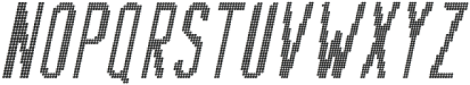 BondieRoundedDisco-Italic otf (400) Font LOWERCASE