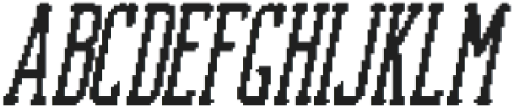 BondieSlabRoundedPixel-Reg otf (400) Font UPPERCASE