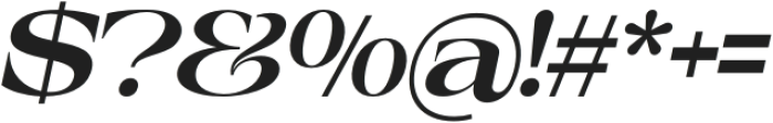 Bondist-Italic otf (400) Font OTHER CHARS