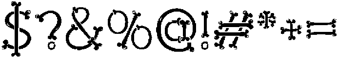 Bone Alchemy otf (400) Font OTHER CHARS