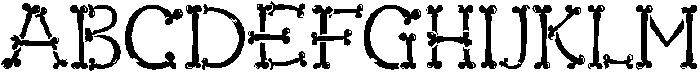 Bone Alchemy otf (400) Font UPPERCASE