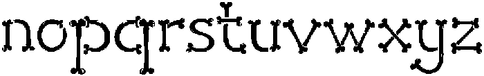 Bone Alchemy otf (400) Font LOWERCASE