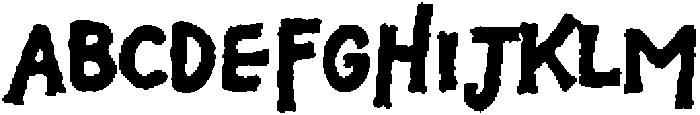 Bonely Hearts Club Wobbly otf (400) Font UPPERCASE