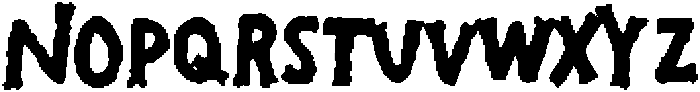 Bonely Hearts Club Wobbly otf (400) Font LOWERCASE