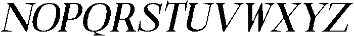Bonemerch Italic otf (400) Font UPPERCASE